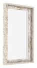 Lyon MDF Schattenfugenrahmen 3 4 Weiss Vintage Vorne Schrag | Yourdecoration.at