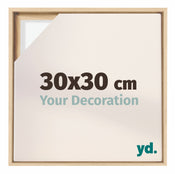 Lyon MDF Schattenfugenrahmen 30x30cm Buche Vorne Messe | Yourdecoration.at