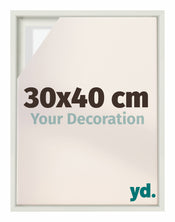 Lyon MDF Schattenfugenrahmen 30x40cm Weiss Matt Vorne Messe | Yourdecoration.at