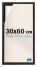 Lyon MDF Schattenfugenrahmen 30x60cm Eiche Dunkel Vorne Messe | Yourdecoration.at