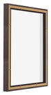 Lyon MDF Schattenfugenrahmen 4 5 Eiche Dunkel Ruckseite Schrag | Yourdecoration.at