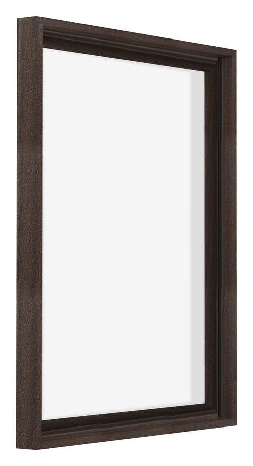 Lyon MDF Schattenfugenrahmen 4 5 Eiche Dunkel Vorne Schrag | Yourdecoration.at