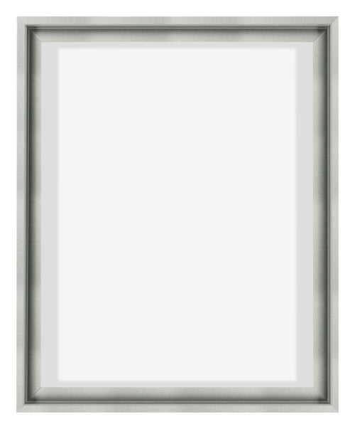 Lyon MDF Schattenfugenrahmen 4 5 Silber Matt Vorne | Yourdecoration.at