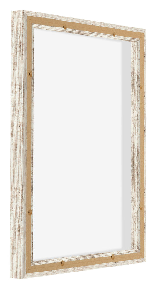 Lyon MDF Schattenfugenrahmen 4 5 Weiss Vintage Ruckseite Schrag | Yourdecoration.at