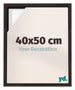 Lyon MDF Schattenfugenrahmen 40x50cm Eiche Dunkel Vorne Messe | Yourdecoration.at