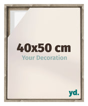 Lyon MDF Schattenfugenrahmen 40x50cm Sonoma Eiche Vorne Messe | Yourdecoration.at