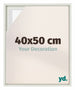 Lyon MDF Schattenfugenrahmen 40x50cm Weiss Matt Vorne Messe | Yourdecoration.at