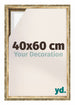 Lyon MDF Schattenfugenrahmen 40x60cm Gold Antik Vorne Messe | Yourdecoration.at