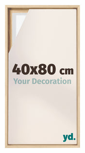 Lyon MDF Schattenfugenrahmen 40x80cm Buche Vorne Messe | Yourdecoration.at