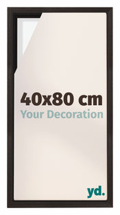 Lyon MDF Schattenfugenrahmen 40x80cm Eiche Dunkel Vorne Messe | Yourdecoration.at