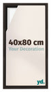 Lyon MDF Schattenfugenrahmen 40x80cm Eiche Dunkel Vorne Messe | Yourdecoration.at