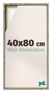 Lyon MDF Schattenfugenrahmen 40x80cm Sonoma Eiche Vorne Messe | Yourdecoration.at