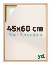 Lyon MDF Schattenfugenrahmen 45x60cm Buche Vorne Messe | Yourdecoration.at