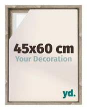 Lyon MDF Schattenfugenrahmen 45x60cm Sonoma Eiche Vorne Messe | Yourdecoration.at