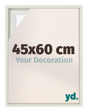 Lyon MDF Schattenfugenrahmen 45x60cm Weiss Matt Vorne Messe | Yourdecoration.at