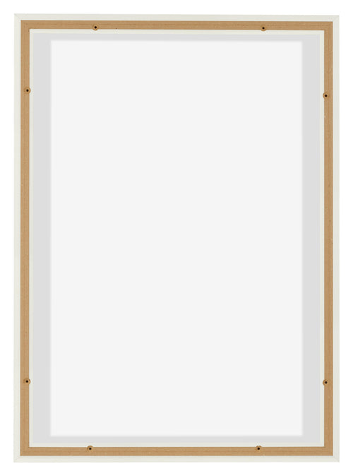 Lyon MDF Schattenfugenrahmen 5 7 Weiss Matt Ruckseite | Yourdecoration.at