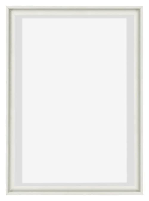 Lyon MDF Schattenfugenrahmen 5 7 Weiss Matt Vorne | Yourdecoration.at