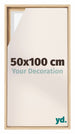 Lyon MDF Schattenfugenrahmen 50x100cm Buche Vorne Messe | Yourdecoration.at