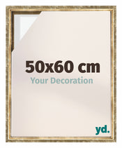 Lyon MDF Schattenfugenrahmen 50x60cm Gold Antik Vorne Messe | Yourdecoration.at