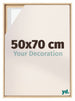 Lyon MDF Schattenfugenrahmen 50x70cm Buche Vorne Messe | Yourdecoration.at