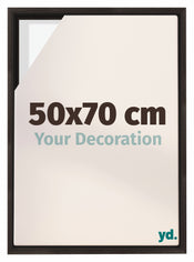 Lyon MDF Schattenfugenrahmen 50x70cm Eiche Dunkel Vorne Messe | Yourdecoration.at