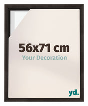 Lyon MDF Schattenfugenrahmen 56x71cm Eiche Dunkel Vorne Messe | Yourdecoration.at