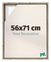 Lyon MDF Schattenfugenrahmen 56x71cm Sonoma Eiche Vorne Messe | Yourdecoration.at