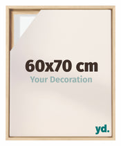 Lyon MDF Schattenfugenrahmen 60x70cm Buche Vorne Messe | Yourdecoration.at