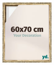 Lyon MDF Schattenfugenrahmen 60x70cm Gold Antik Vorne Messe | Yourdecoration.at