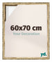 Lyon MDF Schattenfugenrahmen 60x70cm Gold Antik Vorne Messe | Yourdecoration.at