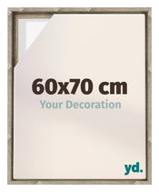 Lyon MDF Schattenfugenrahmen 60x70cm Sonoma Eiche Vorne Messe | Yourdecoration.at