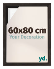 Lyon MDF Schattenfugenrahmen 60x80cm Eiche Dunkel Vorne Messe | Yourdecoration.at