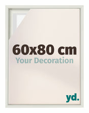 Lyon MDF Schattenfugenrahmen 60x80cm Weiss Matt Vorne Messe | Yourdecoration.at