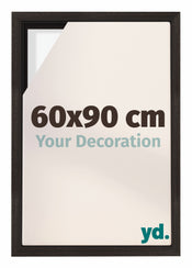 Lyon MDF Schattenfugenrahmen 60x90cm Eiche Dunkel Vorne Messe | Yourdecoration.at