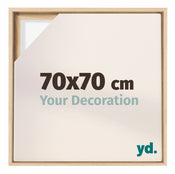 Lyon MDF Schattenfugenrahmen 70x70cm Buche Vorne Messe | Yourdecoration.at