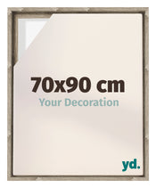 Lyon MDF Schattenfugenrahmen 70x90cm Sonoma Eiche Vorne Messe | Yourdecoration.at