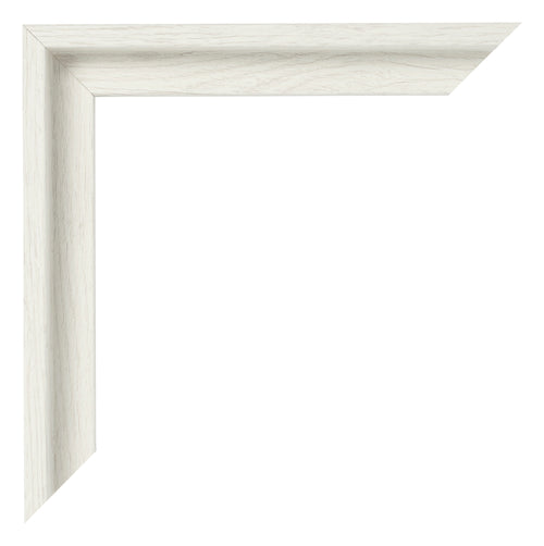 Lyon MDF Schattenfugenrahmen White Wash Ecke | Yourdecoration.at