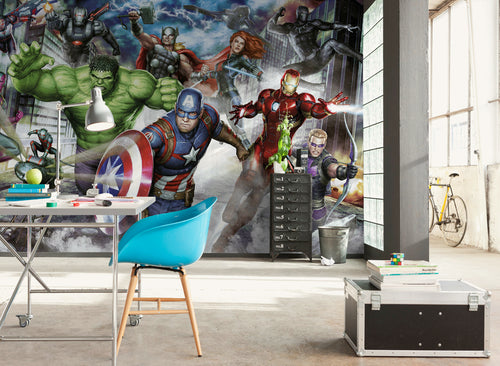 Marvel Avengers Assemble Innere Fototapete DX8 173 | Yourdecoration.at