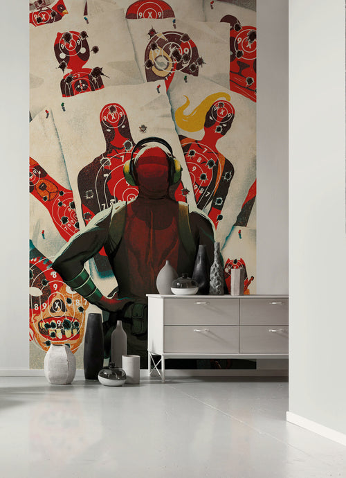 Marvel Deadpool Target Shooting Innere Fototapete DX3 174 | Yourdecoration.at