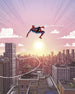 Marvel Spider Man Swinging through the Air Fototapete DX4 209 | Yourdecoration.at