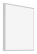 Miami Aluminium Bilderrahmen 40x40cm Silber Matt Vorne Schrag | Yourdecoration.at
