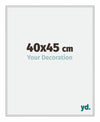 Miami Aluminium Bilderrahmen 40x45cm Silber Matt Vorne Messe | Yourdecoration.at