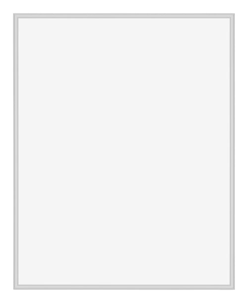 Miami Aluminium Bilderrahmen 40x50cm Silber Matt Vorne | Yourdecoration.at