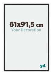 Miami Aluminium Bilderrahmen 61x91 5cm Schwarz Hochglanz Vorne Messe | Yourdecoration.at