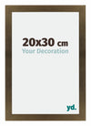 Mura MDF Bilderrahmen 20x30cm Bronze Dekor Vorne Messe | Yourdecoration.at