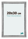 Mura MDF Bilderrahmen 20x30cm Grau Gewischt Vorne Messe | Yourdecoration.at