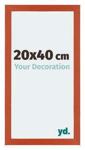 Mura MDF Bilderrahmen 20x40cm Orange Vorne Messe | Yourdecoration.at