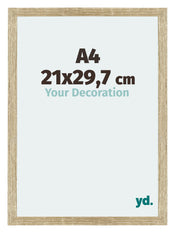 Mura MDF Bilderrahmen 21x29 7cm A4 Sonoma Eiche Messe | Yourdecoration.at
