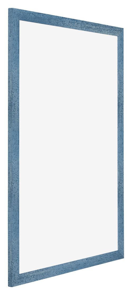 Mura MDF Bilderrahmen 21x30cm Hell Blau Geveegd Vorne Schrag | Yourdecoration.at