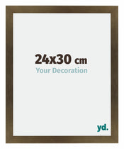 Mura MDF Bilderrahmen 24x30cm Bronze Dekor Vorne Messe | Yourdecoration.at